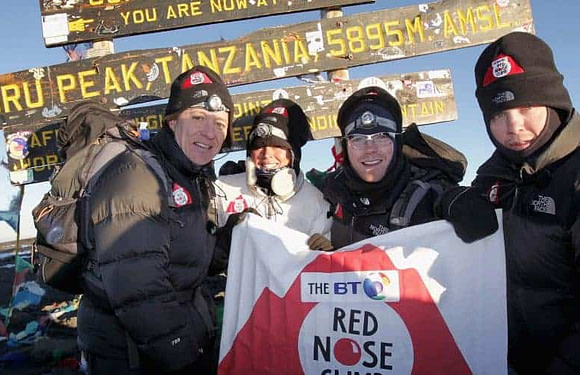 Red Nose Climb Group Summits Kilimanjaro