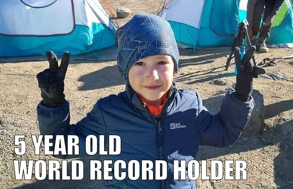 Five Year Old Climbs Kilimanjaro and Breaks World Record