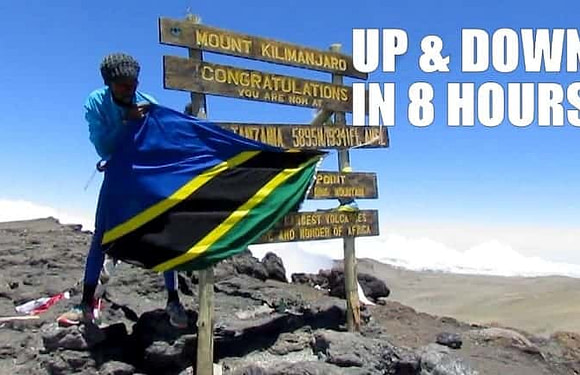 This Athlete Climbed Kilimanjaro in Only 8 Hours