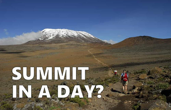 Can You Climb Kilimanjaro in a Day?