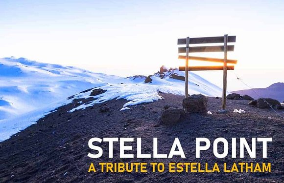 How Stella Point Got Its Name (Tribute to Estella Latham)