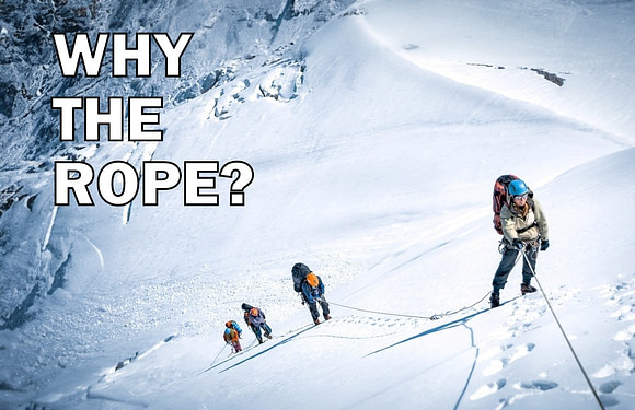 Why Do Mountaineers Rope Together?